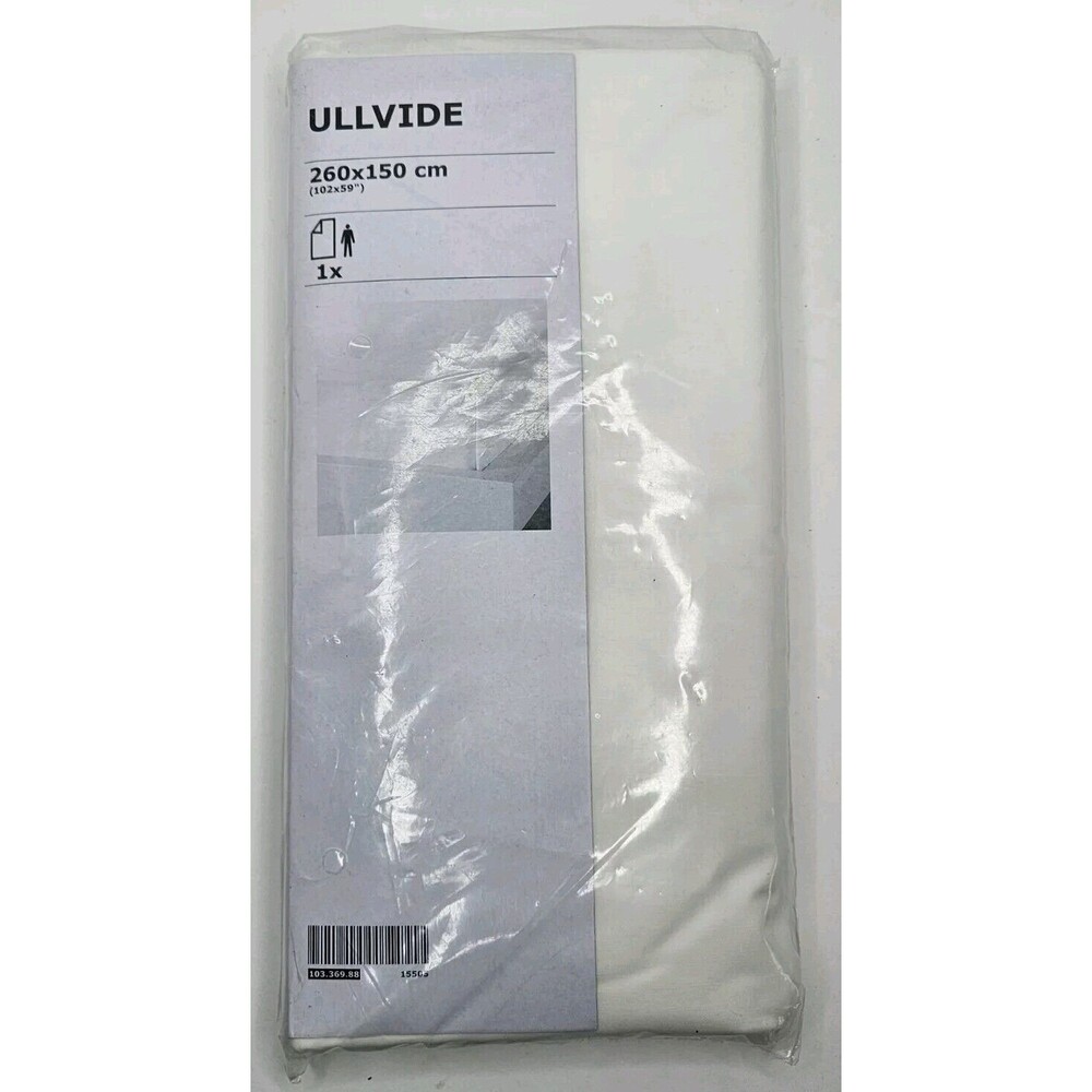 IKEA Ullvide Twin XL / Double Top Sheet White New In Package, 102 x 59"